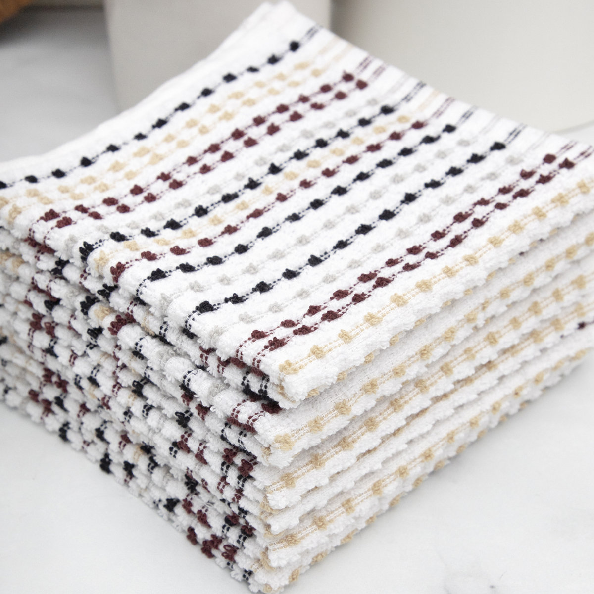 RITZ Cotton Pebble Bar Mop Cloths (Set of 6)